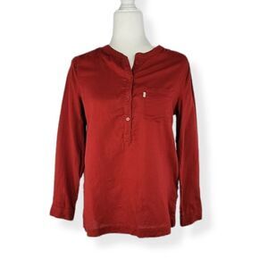 Levi's  Textured Maroon popover Tunic shirt Small
